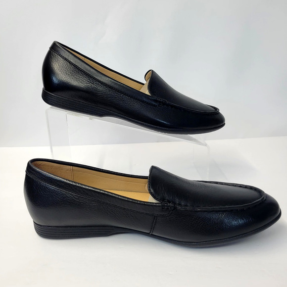 Dansko Loafer Shoes Womens Size 40 9.5-10 Black Leather Slip On Comfort Flats - Picture 9 of 16